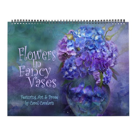 Flowers in Fancy Vases Art Calendar Kalender (Hoes)