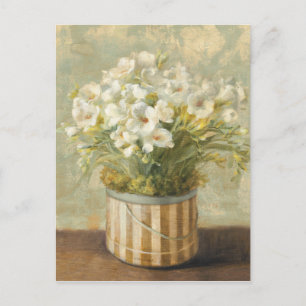 Flowers in Hat Box Briefkaart