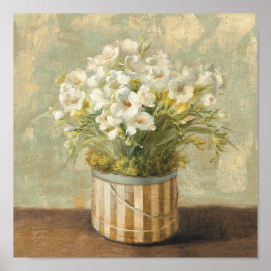 Flowers in Hat Box Poster (Voorkant)