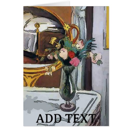 Flowers in Hurricane Glass (Voorkant)