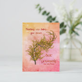 Flowers Inner Peace Inspirerend Briefkaart (Staand voorkant)