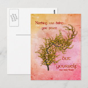 Flowers Inner Peace Inspirerend Briefkaart