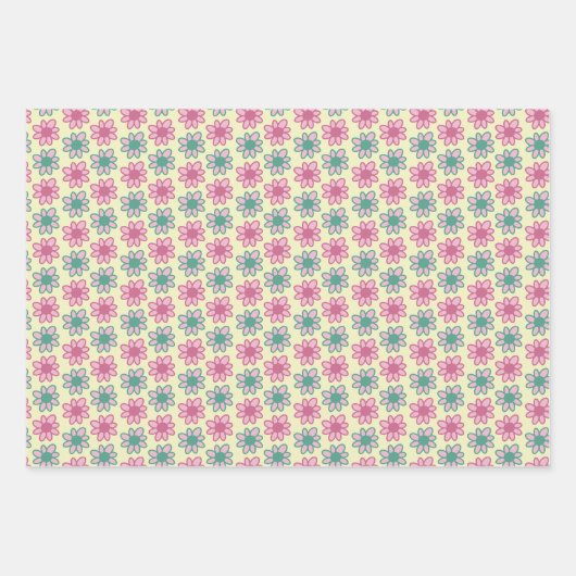 Flowers Inpakpapier Vel (Voorkant 3)