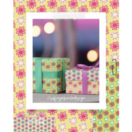 Flowers Inpakpapier Vel