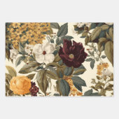  Flowers Ivoor Decoupage Prints Inpakpapier Vel (Voorkant 2)