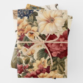  Flowers Ivoor Decoupage Prints Inpakpapier Vel (In situ)
