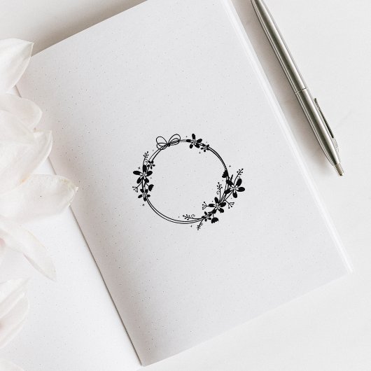 Flowers Journal Rubberstempel