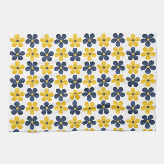 Flowers Kitchen Towel Theedoek (Horizontaal)