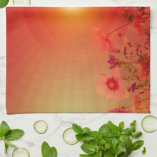 Flowers Kitchen Towels Theedoek (Gevouwen)