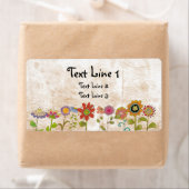 Flowers Label (Insitu)