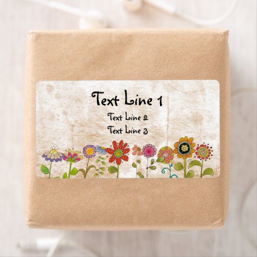 Flowers Label (Insitu)