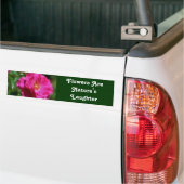 Flowers Laughter Inspirerend Bumpersticker (Op Truck)