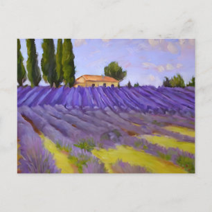 Flowers Lavender-velden Briefkaart