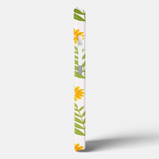 Flowers & Leaves Garden Pattern Case-Mate iPhone Case (Achterkant / Links)