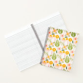 Flowers & Leaves Garden Pattern Notitieboek (Binnen)