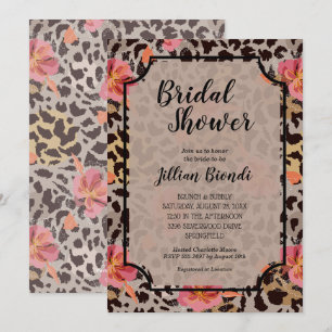 Flowers Leopard Animal Print Vrijgezellenfeest nod