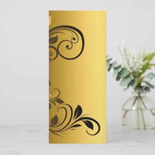 Flowers Lijst Border Kaart (Staand voorkant)