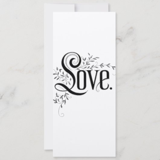 Flowers Lijst Border Kaart (Achterkant)