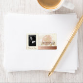 Flowers Lijst Foto Familie Dank u Etiket (Insitu)