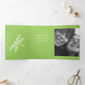 Flowers lilies Potlood tekening Drieluik Wenskaart (Binnen)