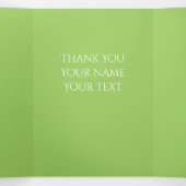 Flowers lilies Potlood tekening Drieluik Wenskaart (Binnenkant midden)