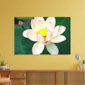 Flowers | Lotus Water Flower Canvas Afdruk (Insitu (Woonkamer))