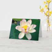 Flowers | Lotus Water Flower Kaart (Gele Bloem)