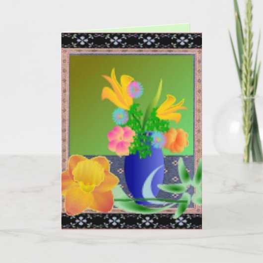Flowers Love Kaart (Voorkant)
