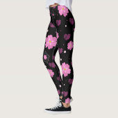 Flowers Love Valentijn Pattern Sierkussen Leggings (Links)