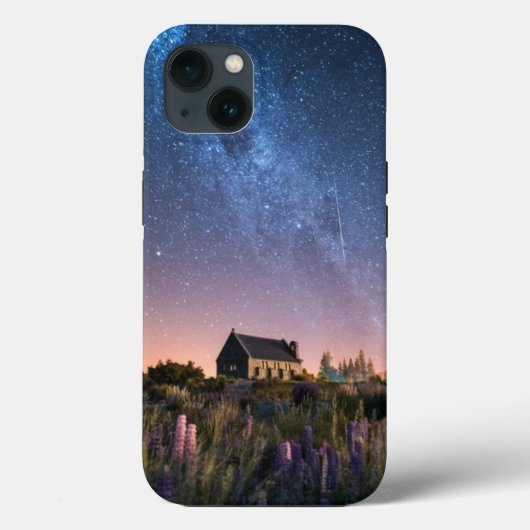Flowers Lupines Blooming Lake Tekapo New Zealand Case-Mate iPhone Case (Achterkant)