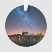 Flowers Lupines Blooming Lake Tekapo New Zealand Ornament (voorkant)