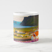 Flowers | Lupines in Bloom Southern Iceland Grote Koffiekop (Voorkant)