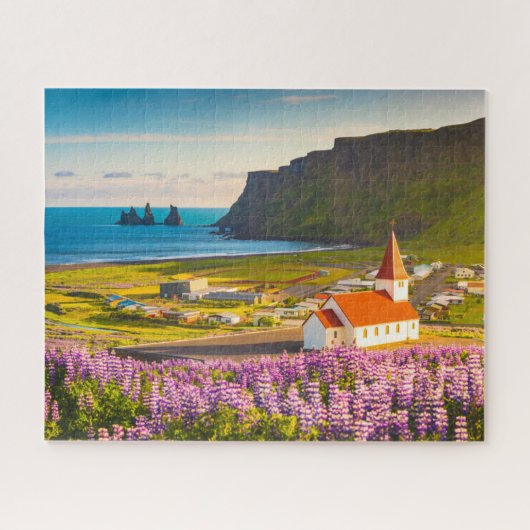 Flowers | Lupines in Bloom Southern Iceland Legpuzzel (Horizontaal)