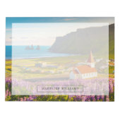 Flowers | Lupines in Bloom Southern Iceland Notitieblok (Voorkant)