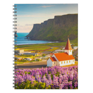 Flowers   Lupines in Bloom Southern Iceland Notitieboek