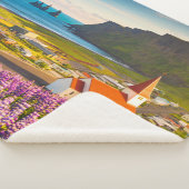 Flowers | Lupines in Bloom Southern Iceland Sherpa Deken (3/4)