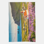 Flowers | Lupines in Bloom Southern Iceland Theedoek (Verticaal)