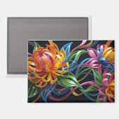 Flowers made of light magneet (Voorkant / Achterkant)