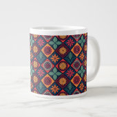 Flowers Magic Pattern Grote Koffiekop (Voorkant rechts)