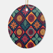 Flowers Magic Pattern Keramisch Ornament (Links)