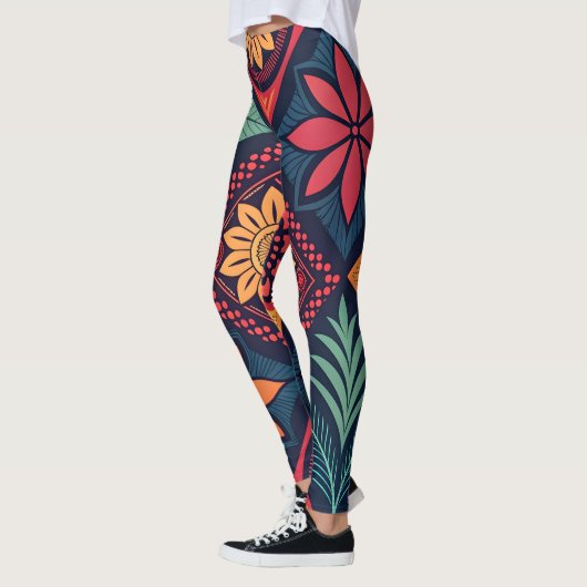 Flowers Magic Pattern Leggings (Links)