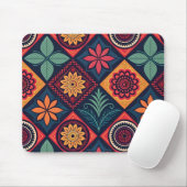 Flowers Magic Pattern Muismat (Met muis)