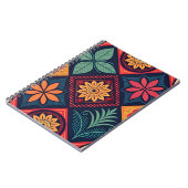 Flowers Magic Pattern Notitieboek (Linkerzijde)