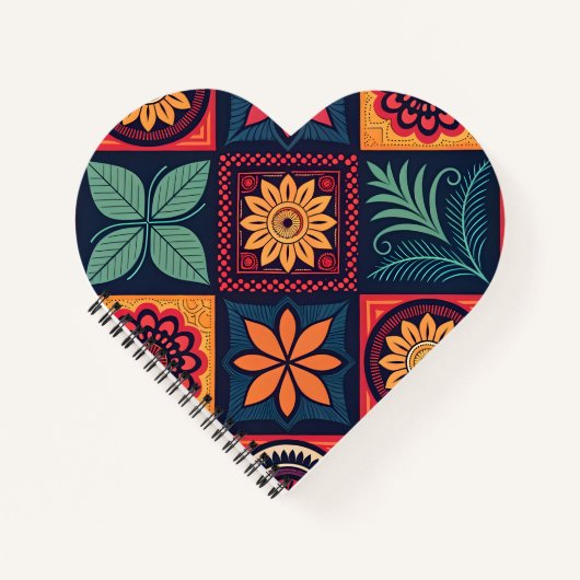 Flowers Magic Pattern Notitieboek (Voorkant)