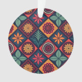 Flowers Magic Pattern Ornament (voorkant)