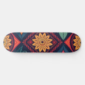 Flowers Magic Pattern Persoonlijk Skateboard (Horizontaal)