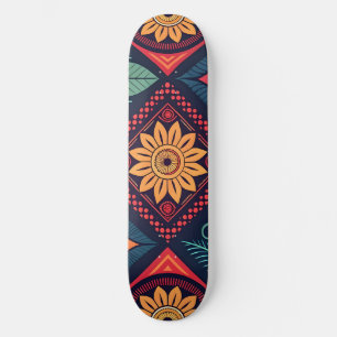 Flowers Magic Pattern Persoonlijk Skateboard