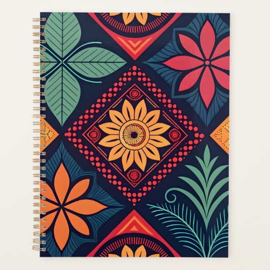 Flowers Magic Pattern Planner (Voorkant)