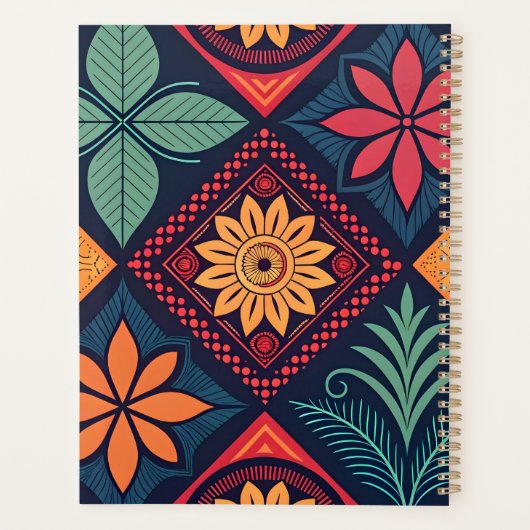 Flowers Magic Pattern Planner (Achterkant)