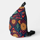 Flowers Magic Pattern Sling Bag (Rechterhoek)
